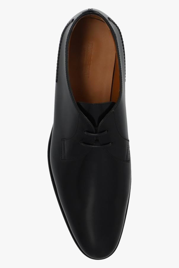 Black 'Simon' derby shoes And Burberry